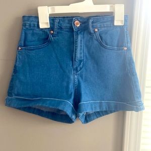 Blue Jean shorts, forever 21, size 1, super cute, great condition